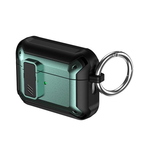 Housse de protection Anti-chute avec interrupteur et mousqueton, étui de transport, pièces de rechange, Anti-poussière pour Apple Airpods Pro 2