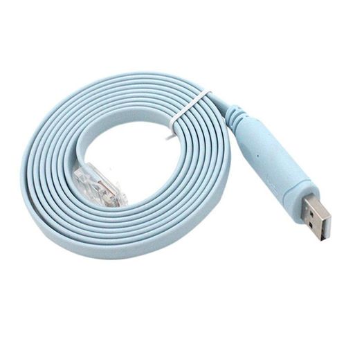 Câble USB vers RJ45 de 1.8M, pour débogage de Console, ligne A7H5, pour CONSOLE de routeur, pour routeur et routeur Huawei H3C HP Arba 9306