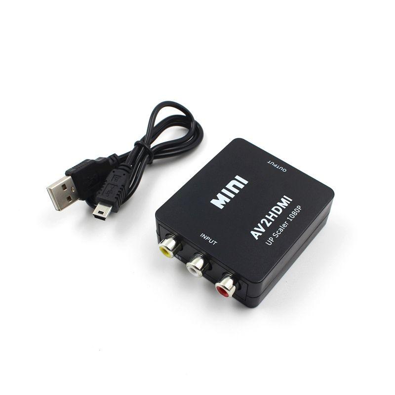 Adaptateur de convertisseur RCA AV vers HDMI Mini composite CVBS vers  CONVERTISSEUR HDMI AV2HDMI 1080P - Chine Convertisseur HDMI et  convertisseur AV vers HDMI prix
