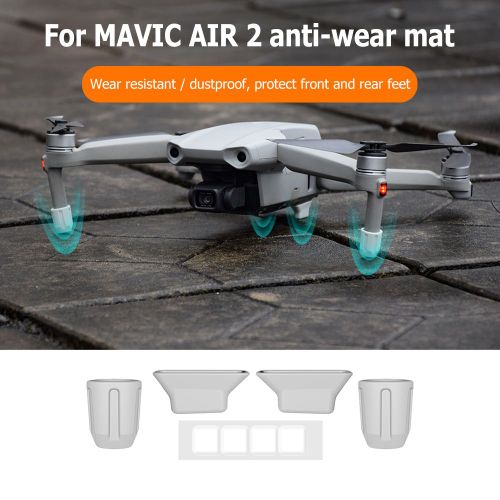 Coussinet De Train D'atterrissage Arrière, Accessoires Légers Pour Dji Mavic Air 2, Protection Anti-Poussière Pour Train D'atterrissage-Générique