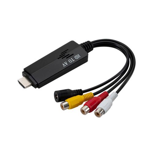 Convertisseur de câble Rca mâle vers mâle/mâle/femelle 1080p, compatible Hdmi vers Av, pour TV, Vhs, magnétoscope, enregistreur Dvd