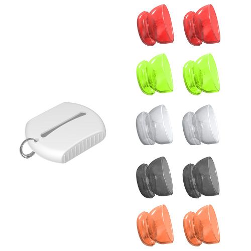 Embouts antidérapants pour Apple Airpods Pro 2, 5 paires, avec manchon de rangement, embouts d'oreille en TPE, réduction du bruit, oreillettes