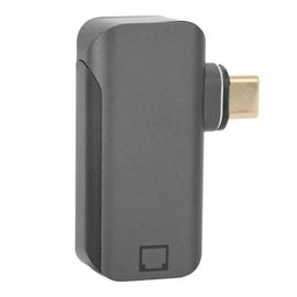 Adaptateur USB RJ45 vers Type C, en alliage d'aluminium plaqué or, 24 broches, Stable, haute vitesse, pour téléphone portable, TV, chaud