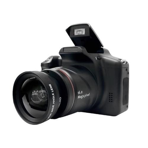 Appareil photo Professionnel Portable avec Caméscope Numérique SLR Zoom 16X Sortie HD 16 mp Idéal pour Selfie