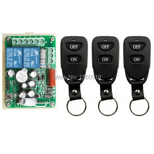 Interrupteur à télécommande sans fil AC220V 2CH 10A RF, transmetteur avec récepteur à deux boutons, commutateur pour maison intelligente