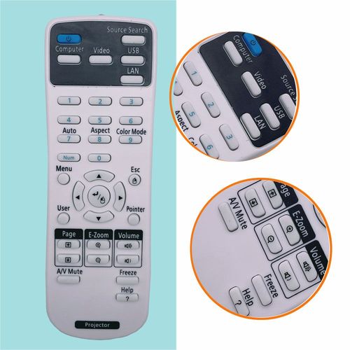 Télécommande POUR EPSON 1599176 Projecteur Fernbedienung TÉLÉCOMMANDE EX6220 EX7220 725HD 730HD EX3220 EX5220 EX5230