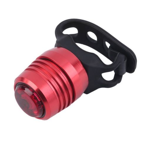 Feu Arrière De Vélo Rechargeable Par Usb, 3 Modes, En Alliage D'aluminium + Silicone, Voyant Rouge D'avertissement