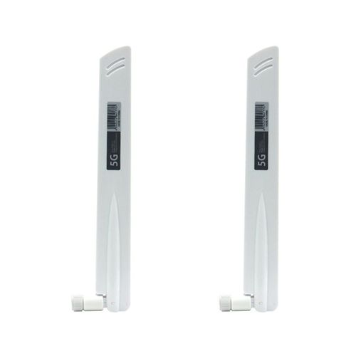 Antenne 3G 4G 5G 600-6000Mhz 18dbi Gain SMA mâle pour carte réseau sans fil, routeur Wifi à Signal élevé, 2 pièces