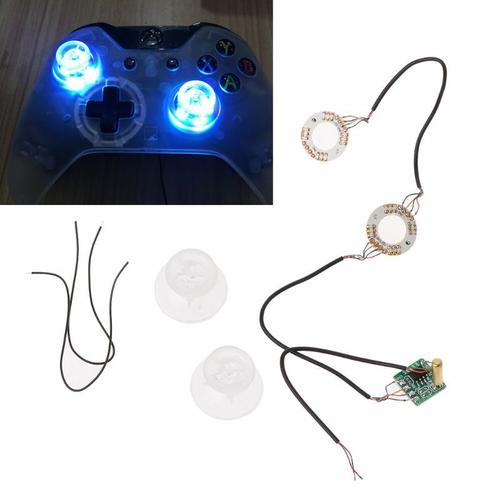 Manettes Lumineuses Led Pour Manette De Jeu Pxpe, Manettes Analogiques Avec Capuchon Transparent