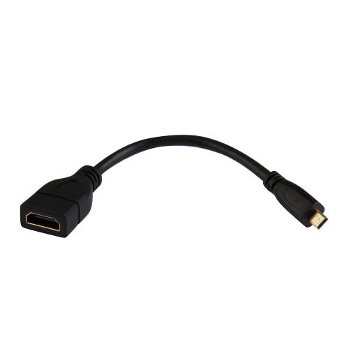 Micro compatibles HDMI Mâle à HDMI Femelle compatible UN Adaptateur Jack Câble
