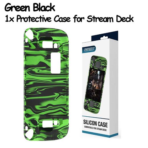 Coque Souple En Silicone Pour Console De Jeu Steam Deck, Accessoires Pour Console Steam Deck, Coque Antichoc Et Anti-Chute
