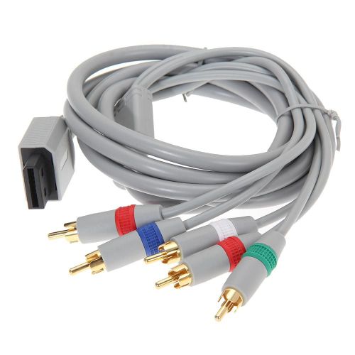 Câble Audio-Vidéo Hdtv 1080p, Av 5rca, Pour Nintendo Wii, 1.8m, 6 Pieds