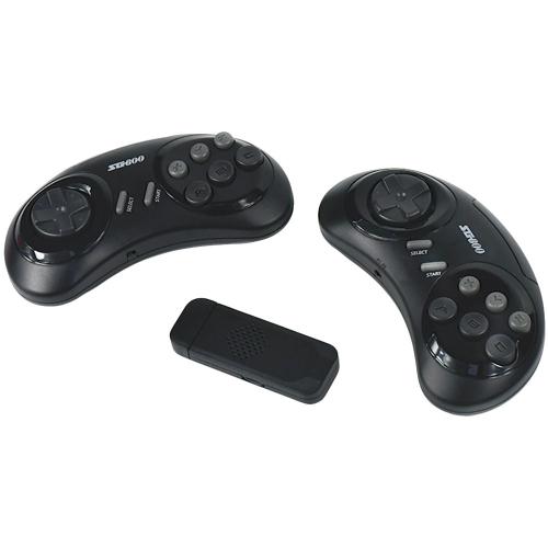 Console De Jeu Vidéo Sg800 Md Hd Tv, Avec 2 Contrôleurs De Jeu, Manette De Jeu 2.4g, Récepteur Sans Fil, Hdmi, Compatible Pour Sega Mega Drive