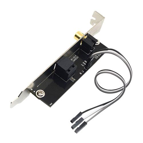 Carte son en Fiber optique 24bit192khz pour ordinateur de bureau, carte mère générale, Audio numérique Coaxial, décodeur de déflecteur, fille professionnelle