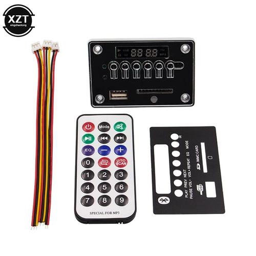 Module de Radio FM sans fil Bluetooth 5V 12V, USB TF, carte décodeur MP3 WMA, lecteur MP3 avec télécommande pour voiture