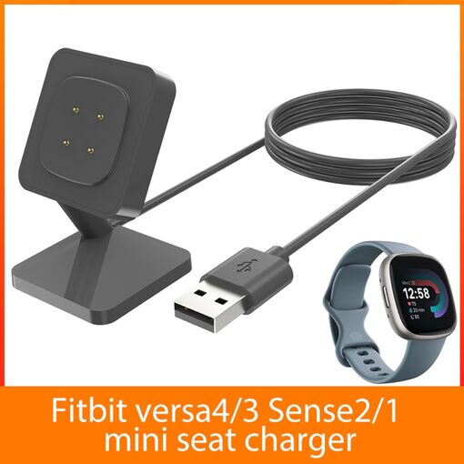 Adaptateur de chargeur magnétique 100cm pour Fitbit Versa 4/3/Fitbi...