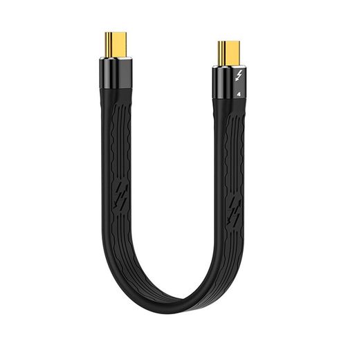 Cordon professionnel 40Gbps PD 100W de Type C à Type C pour Thunderbolt 4, charge et transfert de données, pour téléphone portable et Notebook