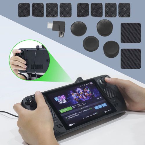Ensemble D'autocollants De Boutons Tactiles, Anti-Poussière, Remplacement Facile, Accessoires Pour Console De Jeu Steam Deck