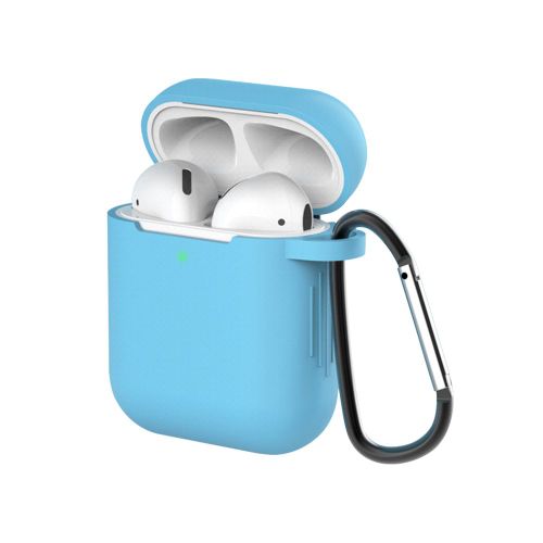 Étui Airpods 1/2 en Silicone Anti-chute avec support pour écouteurs, boîtier de rangement pour écouteurs Apple