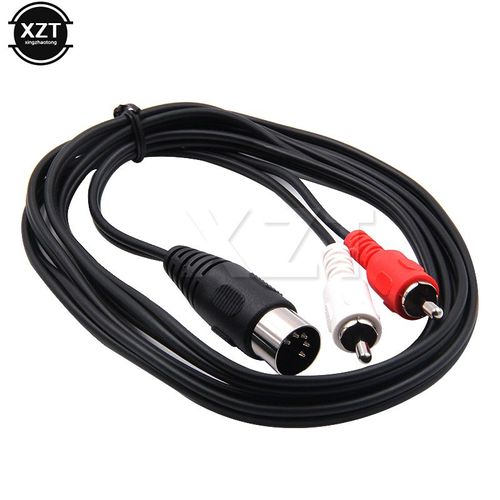 Câble Audio MIDI mâle DIN à 5 broches vers 2 fiches mâles RCA, pour Naim, Quad stéréo, 50CM, 150CM, haute qualité, nouveauté