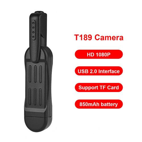 Mini caméra de surveillance vidéo HD 1080P (T189), caméscope DV, carte de 32 go, sortie Tv