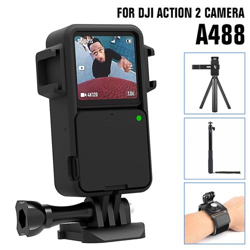 Étui De Protection Pour Dji Osmo Action 2, Protecteur D'écran, Verre Trempé, Film De Lentille, Support Pour Dji Osmo Action 2, Accessoires-Générique