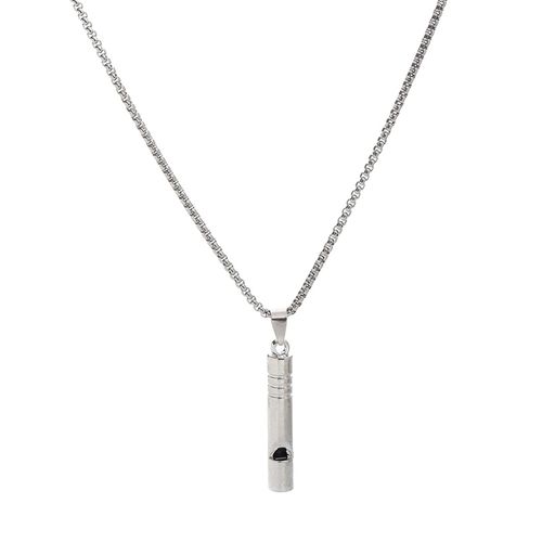 Ce Collier Pendentif Unisexe En Acier Au Titane Est Un Cadeau Parfait Pour Vous Récompenser Ou Pour Les Parents Et Les Amis.?