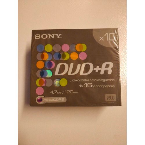 Sony DVD+R pack de 10x (4.7 Gb)