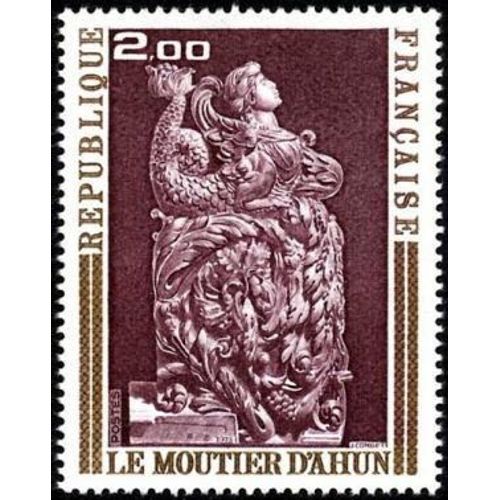 France 1973, Très Beau Timbre Neuf** Luxe Yvert 1743 - Sculpture Le Moutier D'ahun.