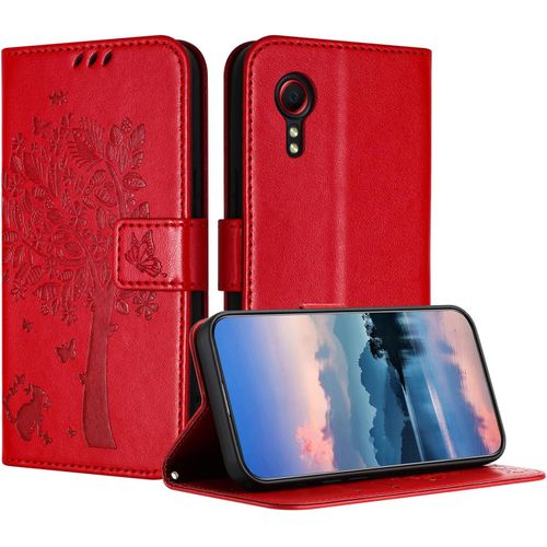 Coque Pour Samsung Galaxy S6 Edge Plus / S6 Edge+, Coque Portefeuille Housse Cuir Avec Porte Cartes Et Bequille Fermeture Magnetique Etui Pour Samsung S6 Edge Plus - Violet D'encre