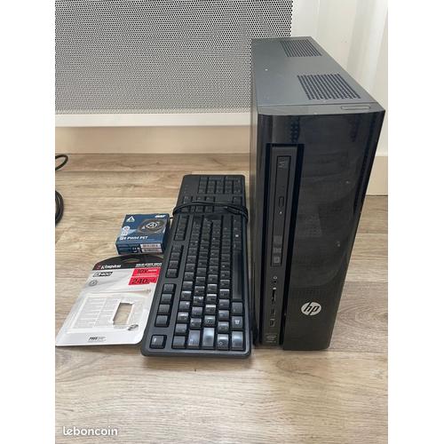 HP Slimline 410-000nf Intel Core i3-4170 - 3.7 Ghz - Ram 6 Go - SSD 240 Go