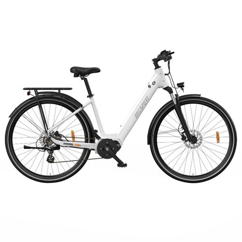 Vélo Électrique Onesport Ot07, Moteur Bafang 250 W, Batterie 36 V 10,4 Ah, Pneus 27,5", Vitesse Maximale 25 Km/H, Autonomie 90 Km - Blanc