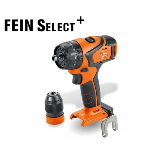 FEIN ABS 18 Q Select Brushless Li-Ion Perceuse-visseuse sans fil avec Mandrin QuickIN + Boîtier de transport sans Batterie, ni Chargeur ( 71132264000 )