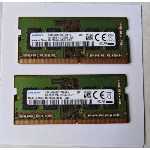 Samsung M471A5244CB0-CWE - 4 Go - 1 x 4 Go - DDR4 - 3200 MHz - 260-pin SO-DIMM