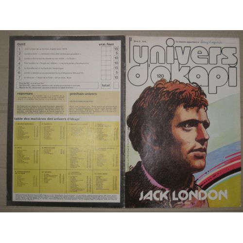 Univers D'okapi Jack London