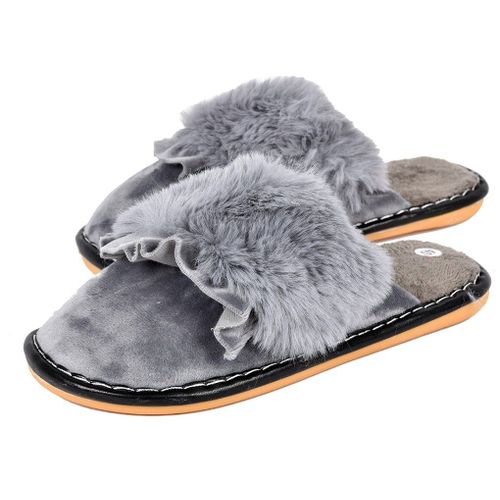 Pantoufles Femme Confort Et Qualité Supérieure Cd150 Gris