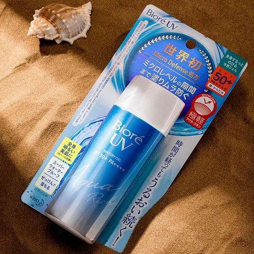 Biore-Gel Uv Aqua Johanna Watery Essence, Crème Solaire, Cosmétique Japonaise Éventuelles F50, Soins De La Peau, Gratitude Pour Le Visage Et Le Corps, 90ml, 50g