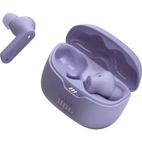 JBL TUNE Beam - Écouteurs sans fil avec micro - intra-auriculaire - Bluetooth - Suppresseur de bruit actif - isolation acoustique - violet