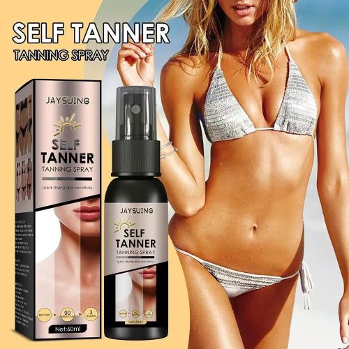 Spray Autobronzant Sans Soleil, Faux Bronzage Longue Durée, Crème Pour Le Corps, Maquillage Sexy Pour Le Visage, Fond De Teint Bronzant, 60ml 