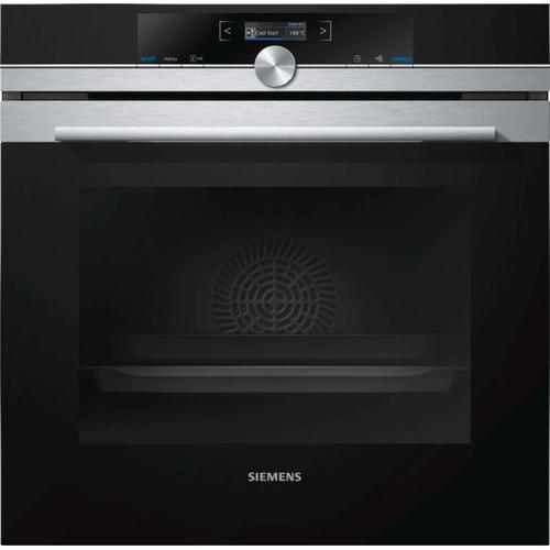 Siemens iQ700 HB675G5S1F - Four - intégrable - niche - largeur : 56 cm - profondeur : 55 cm - hauteur : 58.5 cm - avec système auto-nettoyant - classe A - acier inoxydable