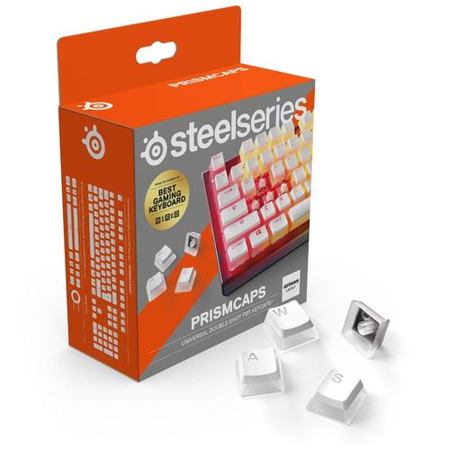 Steelseries Prismcaps, De Layout - Weiß