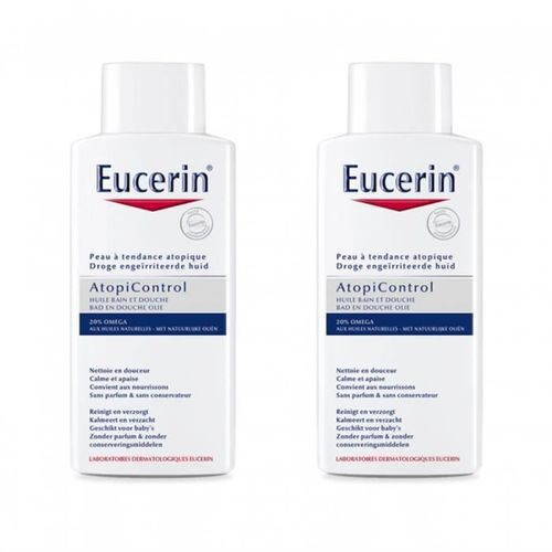 Eucerin Atopicontrol Huile Bain Et Douche Peaux A Tendance Atopique 2x400ml 