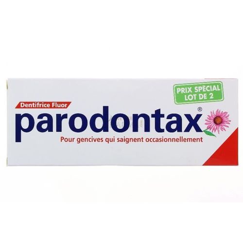 Parodontax Rouge Dentifrice Fluor 75ml X2 