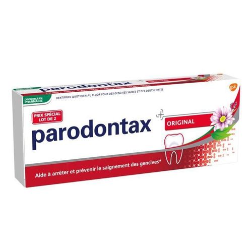 Parodontax Dentifrice Fluor Paquet De 12 X 75 Ml 
