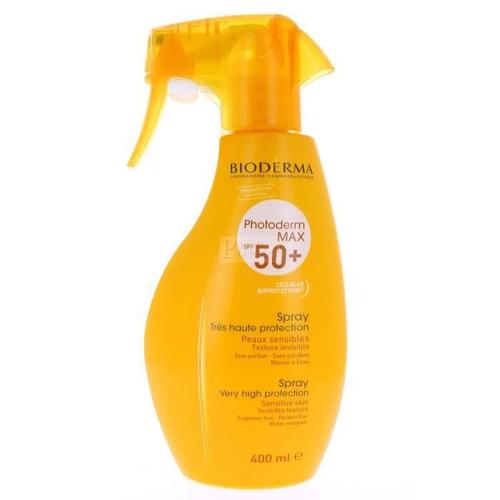 Photoderm Max Spf 50+Spray Tres Haute Protection Peaux Sensibles Bioderma 400ml 