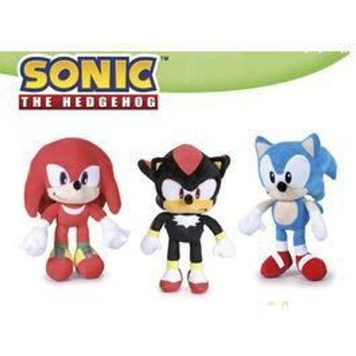 Peluche Sonic Shadow Knuckles Lot De 3 30 Cm