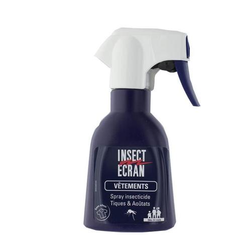 Insect Ecran Vêtements Spray Insecticide Anti-Tiques et Aoutats 200ml