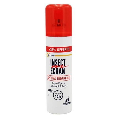 Insect Ecran Anti-Moustiques Spray Spécial Tropiques 75ml + 25ml Offert