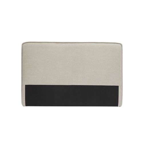 Tête De Lit En Tissu Effet Velours Naturel L175 Cm Marcia