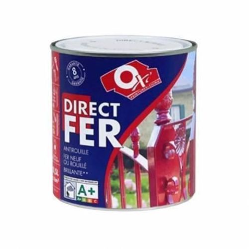 PEINTURE DIRECT FER NOIR BRILLANT RAL 9005 100 ML